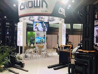 Crown-科朗叉车参与2019 中国(广州)国际物流装备与技术展览会